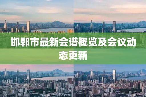 邯郸市最新会谱概览及会议动态更新
