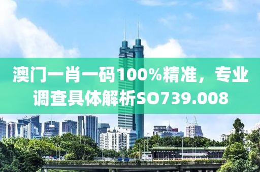澳门一肖一码100%精准，专业调查具体解析SO739.008