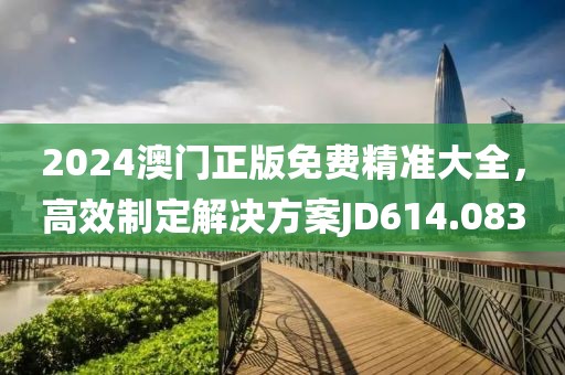 2024澳门正版免费精准大全，高效制定解决方案JD614.083