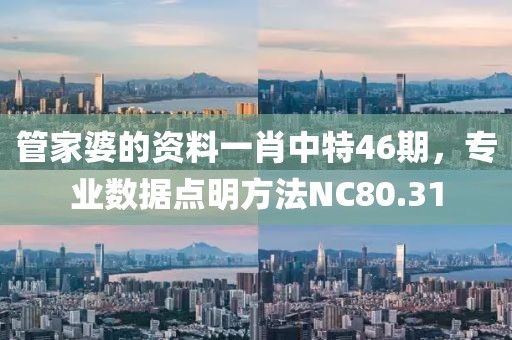 管家婆的资料一肖中特46期，专业数据点明方法NC80.31