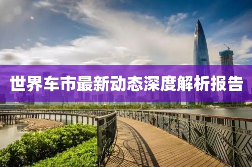 世界车市最新动态深度解析报告