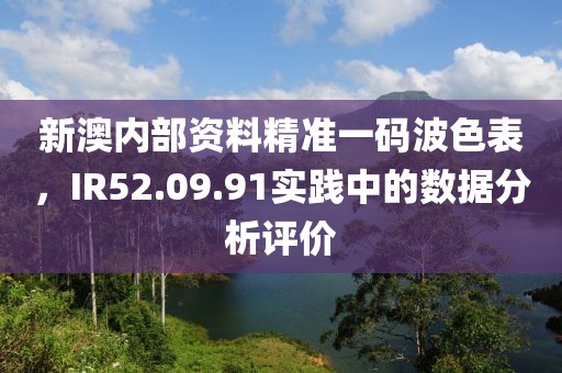 新澳内部资料精准一码波色表，IR52.09.91实践中的数据分析评价