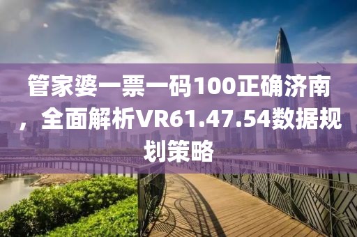 管家婆一票一码100正确济南，全面解析VR61.47.54数据规划策略