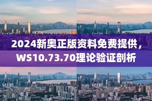 2024新奥正版资料免费提供，WS10.73.70理论验证剖析