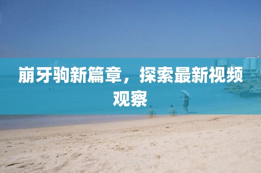 崩牙驹新篇章，探索最新视频观察