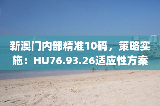 新澳门内部精准10码，策略实施：HU76.93.26适应性方案