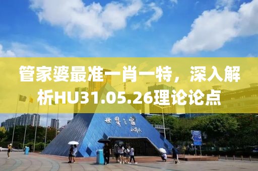 管家婆最准一肖一特，深入解析HU31.05.26理论论点