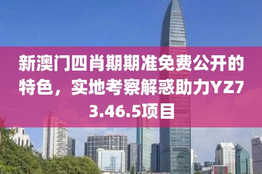 新澳门四肖期期准免费公开的特色，实地考察解惑助力YZ73.46.5项目