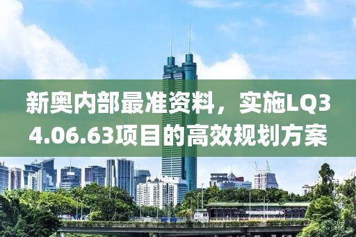 新奥内部最准资料，实施LQ34.06.63项目的高效规划方案