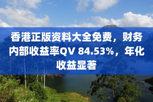 香港正版资料大全免费，财务内部收益率QV 84.53%，年化收益显著