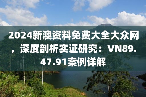 2024新澳资料免费大全大众网，深度剖析实证研究：VN89.47.91案例详解