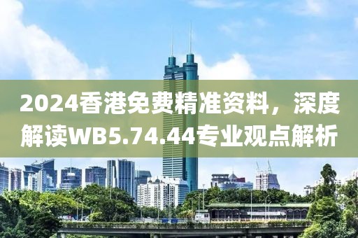 2024香港免费精准资料，深度解读WB5.74.44专业观点解析