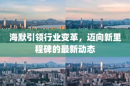 海默引领行业变革，迈向新里程碑的最新动态
