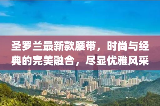 圣罗兰最新款腰带，时尚与经典的完美融合，尽显优雅风采