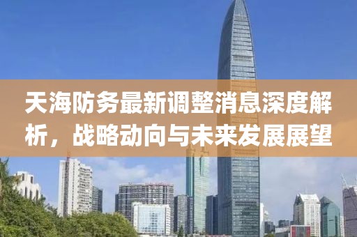 天海防务最新调整消息深度解析，战略动向与未来发展展望