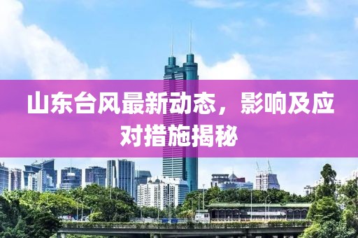 山东台风最新动态，影响及应对措施揭秘