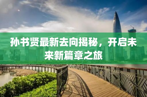 孙书贤最新去向揭秘，开启未来新篇章之旅