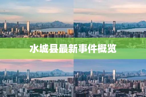 水城县最新事件概览