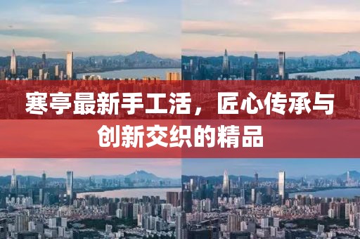 寒亭最新手工活，匠心传承与创新交织的精品
