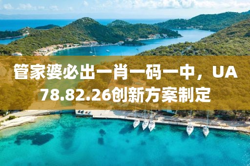 管家婆必出一肖一码一中，UA78.82.26创新方案制定