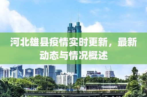 河北雄县疫情实时更新，最新动态与情况概述