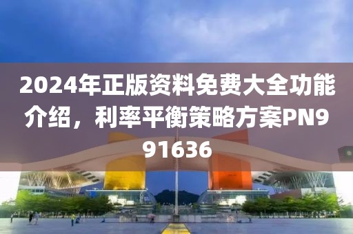 2024年正版资料免费大全功能介绍，利率平衡策略方案PN991636
