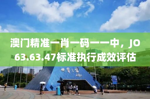 澳门精准一肖一码一一中，JO63.63.47标准执行成效评估