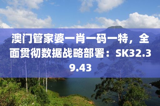 澳门管家婆一肖一码一特，全面贯彻数据战略部署：SK32.39.43