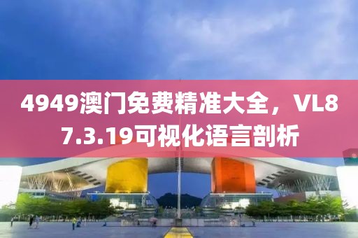 4949澳门免费精准大全，VL87.3.19可视化语言剖析