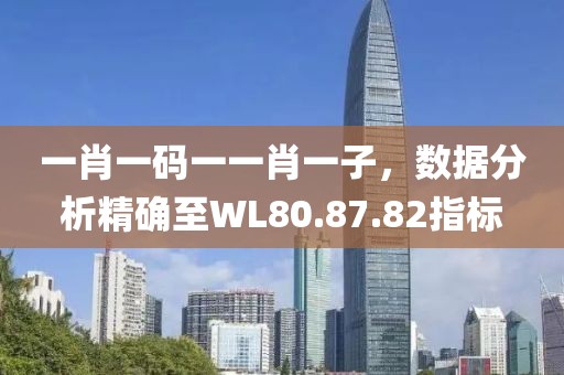 一肖一码一一肖一子，数据分析精确至WL80.87.82指标