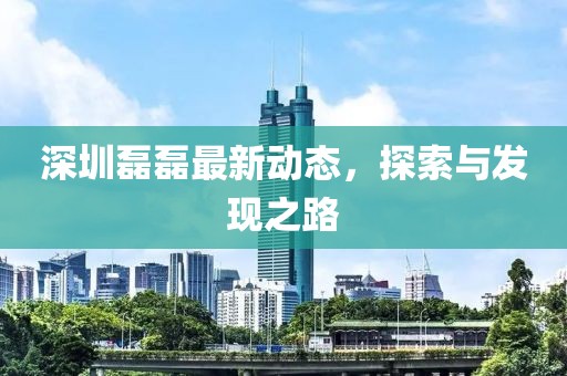 深圳磊磊最新动态，探索与发现之路