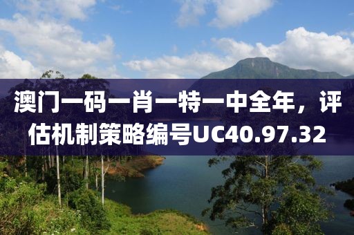 澳门一码一肖一特一中全年，评估机制策略编号UC40.97.32